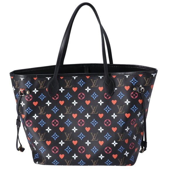 Louis Vuitton Monogram Game On Neverfull MM Black Multicolor - Picture 5 of 10